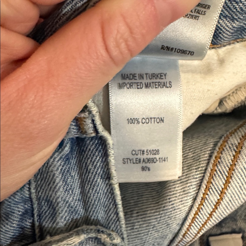 AGOLDE 90s Pinch Waist High Rise Straight Jeans 24 - Picture 6 of 6